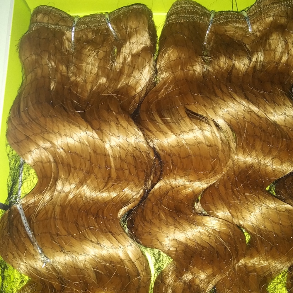 3 pcs 10" New Deep Wave color 27 REMY extensions - Picture 3 of 5